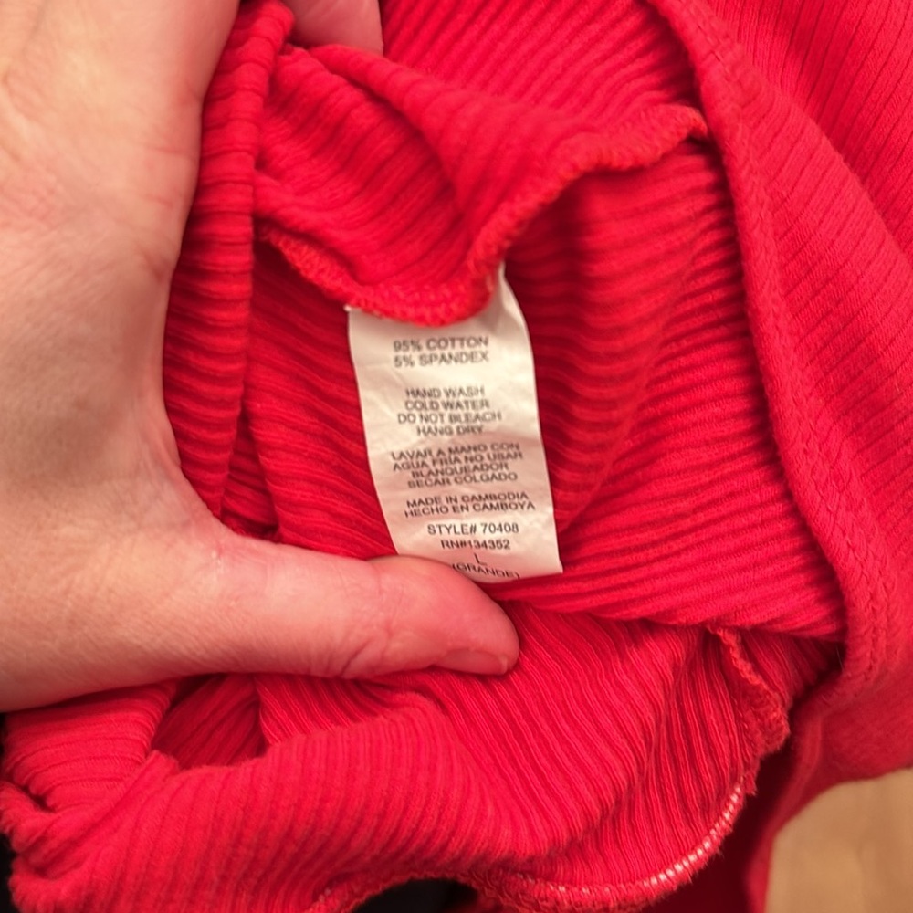 H&M Red Bodysuit - Picture 3 of 3